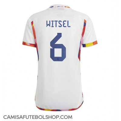 Camisa de time de futebol Bélgica Axel Witsel #6 Replicas 2º Equipamento Mundo 2022 Manga Curta